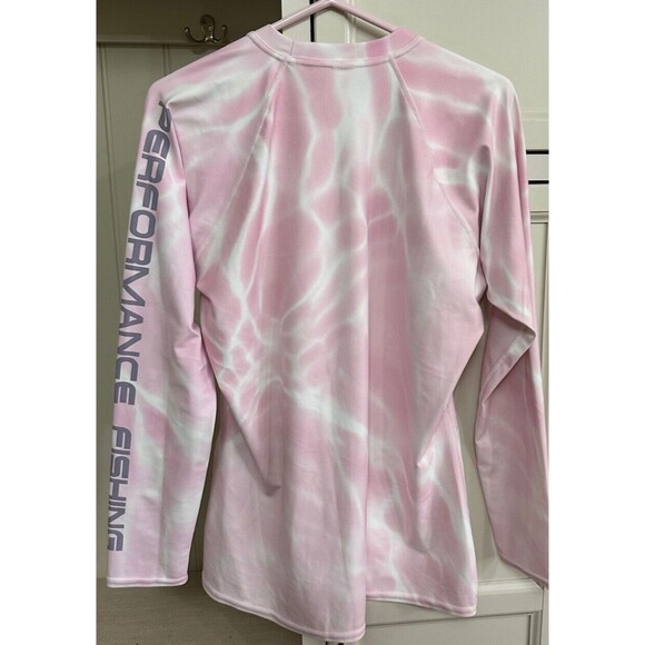WETFIN Performance Fishing Long Sleeve Shirt Open Water Color Pink Microfiber XL - Picture 3 of 5